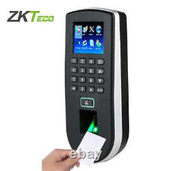 ZKTECO Door Systems Reads Fingerprint Access Control Attendance F19 IC 2.4-Inch