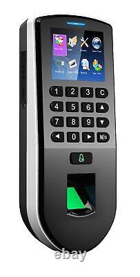 ZKTECO Door Systems Reads Fingerprint Access Control Attendance F19 IC 2.4-Inch