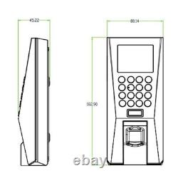 ZKTeco F18 IC +10Card Fingerprint Time Biometric Attendance Door Access Control