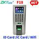 Zkteco F18 Tcp/ip Wifi Ic /id Fingerprint Time Attendance Door Access Control