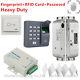 Zkteco Fingerprint +rfid Card Door Access Control Kit+ Electric Mortise Lock