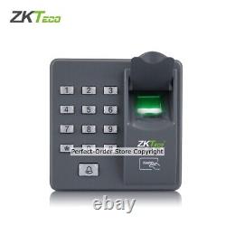 ZKTeco Fingerprint RFID Card Door Access Control System+ Electric Drop Bolt Lock