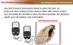 ZKTeco Fingerprint RFID Card Door Access Control System+ Electric Drop Bolt Lock