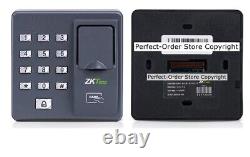 ZKTeco Fingerprint RFID Card Door Access Control System+ Electric Drop Bolt Lock