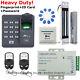 Zkteco Fingerprint &rfid Card Door Access Control System+magnetic Lock+2 Remotes