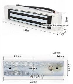 ZKTeco Fingerprint &RFID Card &Password Door Access Control +180KG Magnetic Lock