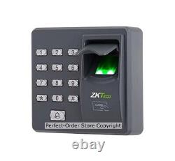 ZKTeco Fingerprint &RFID Card &Password Door Access Control +180KG Magnetic Lock