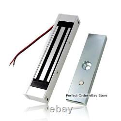 ZKTeco Fingerprint &RFID Card &Password Door Access Control +180KG Magnetic Lock