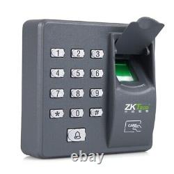 ZKTeco Fingerprint RFID Card&Password Door Entry Access Control+Door Strike Lock