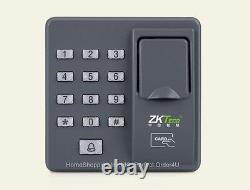 ZKTeco Fingerprint RFID Card&Password Door Entry Access Control+Door Strike Lock