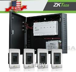 ZKTeco inbio 460 Pro Access Control kit 4 Door + biometric readers zk, TCPIP