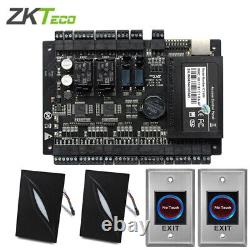 Zkteco C3-200 TCP/IP Card Door Access Control Panel KR101E RFID Card Reader Kit