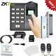 Zkteco Door Access Control Fingerprint System Magnetic Lock 2 Remote+switch Card