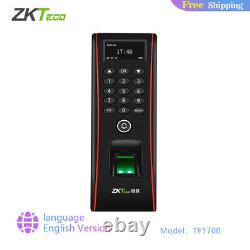 Zkteco TF1700 TCP/IP Fingerprint Door Lock Access Control System Time Attendance