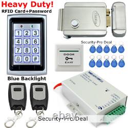 125khz Rfid Card+password Door Access Control System+electric Door Lock+remote