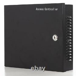 1 Panneau De Commande D'accès De Porte Avec Boîte D'alimentation Ethernet Tcp/ip Serrures De Porte