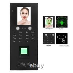 2.4'' Face Fingerprint Présence Mot De Passe Sécurité Contrôle D'accès Aux Portes Pic/ip