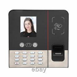 2.8 Reconnaissance Du Visage Carte D'identité D'empreinte Digitale Présence Machine De Contrôle D'accès De Porte