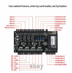4 Portes Zk C3 400 Access Control Board Systems & 600lbs Magnetic Lock Power Box