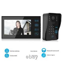 7 Video Doorbell Intercom Caméra De Sécurité Porte Bell Ring Contrôle D'accès Au Téléphone