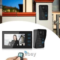 7 Video Doorbell Intercom Caméra De Sécurité Porte Bell Ring Contrôle D'accès Au Téléphone