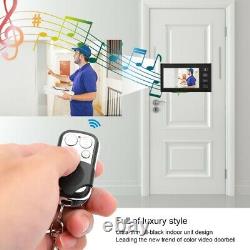 7in Video Doorbell Intercom Caméra De Sécurité Contrôle D'accès De Porte Bell Ring Téléphone