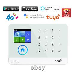 A05 Système d'alarme de sécurité domestique sans fil WiFi 4G/3G avec application Tuya + accès RFID