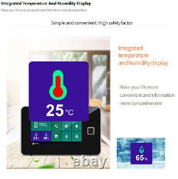 Alarme antivol de sécurité à domicile sans fil avec écran LCD, empreinte digitale, GSM, WiFi et composition automatique.