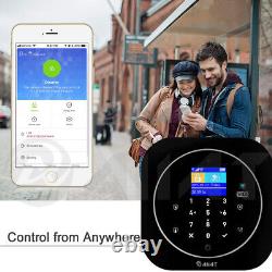 Alarme antivol intrus sans fil LCD GSM Wifi Autodial pour la sécurité à domicile et au bureau