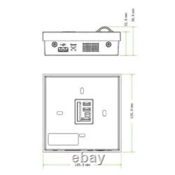 Contrôle d'accès de porte TCP/IP RFID 125KHZ ZKTeco SF400 avec empreinte digitale et pointage du temps