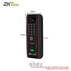 Contrôle d'accès par empreinte digitale ZKTeco TF1700 avec système de contrôle d'accès et de temps IP65