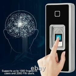 Fingerprint+password Waterproof Keypad Door Entry Access Control System Verrouillage Ss