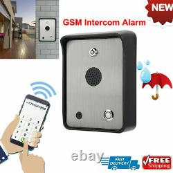 Gsm Call Audio Intercom Porte Porte Ouvrir Contrôleur D'accès Double Relais Alarme+key