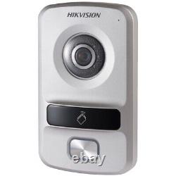 Hikvision DS-KV8102-IP Station de porte de villa en plastique, prise en charge de lecteurs de cartes, IP65