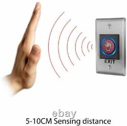 Kit Door Access Control System Biometric Fingerprint Zkteco, 600lb Zk X8 Entrée