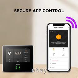 'Kit d'alarme de sécurité domestique sans fil WIFI 4G Smart complet Système anti-intrusion incendie PIR'