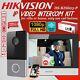 Kit D'interphone Vidéo Ip Hikvision Ds-kis603-p Wifi Poe Pour Maison Avec Sonnette Et Station De Porte