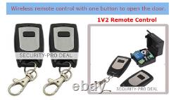 Kit de contrôle d'accès par carte RFID métallique 125KHz et mot de passe + Serrure magnétique + 2 télécommandes