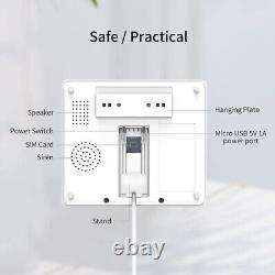 Kit de système d'alarme de sécurité sans fil pour la maison et le bureau avec WIFI, anti-intrusion, anti-incendie et contrôle Alexa.