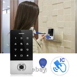 Lecteur de carte d'empreintes digitales de contrôle d'accès en métal pour serrure de porte avec 10 boucles de clé BLW.
