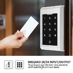 Lecteur de carte d'identité RFID WiFi 125Khz pour contrôle d'accès de porte avec clavier et application téléphone pour 10000 utilisateurs