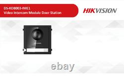 Module d'interphone vidéo 2MP Hikvision DS-KD8003-IME1 pour station de porte avec contrôle d'accès