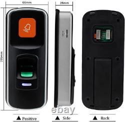 Nn99 Système De Contrôle D'accès De Porte Kit Rfid Empreintes Digitales Contrôle D'accès Biométrique +