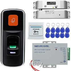 Nn99 Système De Contrôle D'accès De Porte Kit Rfid Empreintes Digitales Contrôle D'accès Biométrique +