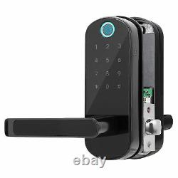 Porte D'empreintes Digitales Verrouillage Mot De Passe Key Card Mobile App Déverrouillage Contrôle D'accès À La Maison