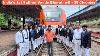 Premier Train Exclusif "saffron Vande Bharat Express" Avec 25 Modifications, Voyage Inaugural De Kasaragod à Tvc.