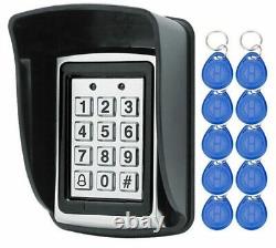 Protection étanche de clavier de contrôle d'accès en métal RFID sans contact pour contrôleur de porte.