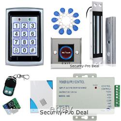 Rfid Card+password Door Access Control+ Magnetic Lock+door Bell+remote+ir Exit