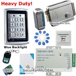 Rfid Card+password Door Access Control System+electric Lock+door Bell+remote Top