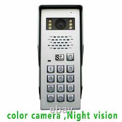 Sonet Villa Intercom 7 LCD Couleur Système D'entrée Vidéo Avec Contrôle D'accès